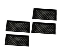 TOYZFRIENDY Vassoio per Germogli e Coltivatore Trasparente da Giardino, Set 4 Pezzi Biodegradabile per Vivaio Idroponico profondità Ottimale per Crescita Radici, per Coltivazione Domestica di Piante