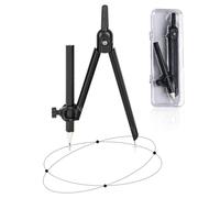 TOZBLEU Compasso balaustrone grande, compasso professionale falegname, disegno tecnico geometrico, marcatore pelle cerchi.