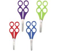 TOZBLEU Forbici,4 pcs Forbici Multifunzione,con Scala per Attività Genitore-Figlio, Artigianato Fai-da-Te,Forbici per hobby creativi,Bambini,Adatto la Scuola, la Casa, la Stanza dei Mestieri,