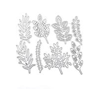 TOZBLEU Fustelle per scrapbooking,8 pezzi di Taglio Muore Stencil, Foglia Forme Stencil,per La Fabbricazione di Schede Carta Scrapbooking Fai Da te Artigianato Album Fotografico Decor Regali