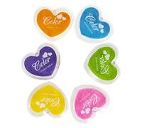 TOZBLEU tamponi colorati per timbri - 5 pcs Cuscini per inchiostrazione Set di Impronte digitali per la Pittura su Tessuto Artigianale di Carta,per la creazione di biglietti, scrapbooking,pittura