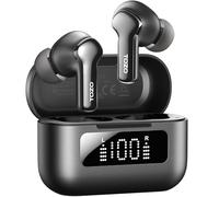 TOZO NC3 Cuffie Bluetooth 5.3 con Ibrido ANC Chiamata IA ENC ORIGX 2.0 Acustica EQs Regolazione 68 Ore Riproduzione LED Schermo Gioco Modalità USB Tipo C IPX8 Nero