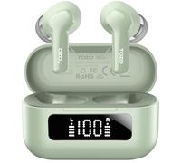 TOZO NC3 Cuffie Bluetooth 5.3 con Ibrido ANC Chiamata IA ENC ORIGX 2.0 Acustica EQs Regolazione 68 Ore Riproduzione LED Schermo Gioco Modalità USB Tipo C IPX8 Verde