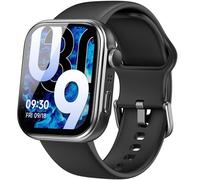 TOZO S6 Smartwatch Uomo Donna con 1.85" AMOLED Schermo Risoluzione 390x450 PPI Orologio con Bluetooth Chiamata e Messaggio Multipla Funzione di Salute e Vida 100+ Modalità Sportive IP68 Nero