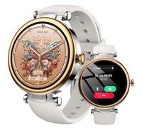 TOZO S8 Smartwatch Uomo Donna con 1.32" AMOLED Schermo Risoluzione 466x466 PPI Orologio con Bluetooth Chiamata e Messaggio Multipla Funzione di Salute e Vida 100+ Modalità Sportive Oro Rosa