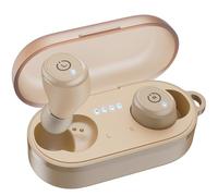 TOZO T10 Cuffie Bluetooth 5.3 con Controlli Touch ORIGX 2.0 Acustica EQ Regolazione 55 Ore Riproduzione Supporti Caricatore Wireless e USB Tipo C IPX8 Cachi