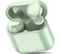 TOZO T6 Mini Cuffie Bluetooth 5.3 con Controllo Touch ORIGX 2.0 Acustica EQ Regolazione 50 Ore Riproduzione Supporta Caricatore Wireless e USB Tipo C IPX8 Verde