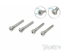 TP-119-K T-Works Perni Inferiori Reggi Ammortizzatori in Titanio Kyosho MP10