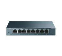TP-Link 8-Port Gigabit Ethernet Switch, Desktop/Wall-Mount, Steel Case(TL-SG108)