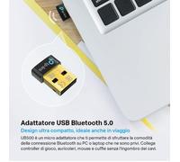 TP-Link Adattatore Bluetooth Usb 2.0 Dongle Bluetooth 5.0 Ub500, Trasferimento W