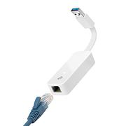 TP-Link Adattatore USB a Ethernet, adattatore di rete LAN Ethernet pieghevole USB 3.0 a 10/100/1000 Gigabit supporta Windows 11/10/8.1/8/7/Vista/XP per computer desktop, Apple MacBook Linux (UE300)