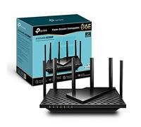 TP-Link Archer AXE75 Router AXE5400Mbps Wi-Fi 6E Tri-Band, Porta Gigabit, 6 GHz Band, Porta USB 3.0, Client E Server VPN, HomeShield, MU-Mimo, OFDMA