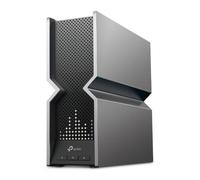 TP-Link Archer BE800 router wireless Multi-Gigabit Ethernet Tri-band (2,4 GHz/5 GHz/6 GHz) Nero, Acciaio inox