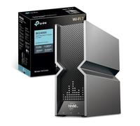 TP-Link Archer BE900 Router Wi-Fi 7 Quad-Band BE24000Mbps, Canali 320MHz, 2 Porte 10G, 4K-QAM, Beamforming, 12 Antenne Interne, EasyMesh, HomeShield, MU-MIMO, OFDMA, Alexa, Google, non supporta xDSL