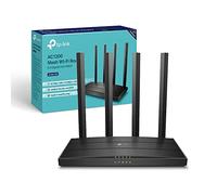 TP-Link Archer C6 Gigabit Router Wi-Fi, Dual Band AC1200Mbps Wireless, 5 Porte Gigabit, MU-MIMO, Parental Control, Beamforming, Configurazione Semplice, Supporto IPTV, IPv6, WPS, non supporta xDSL