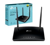 TP-Link Archer MR402 WiFi con SIM, Router 4G LTE WiFi Dual Band AC1200Mbps, 3 porte LAN e 1 LAN/WAN, Plug & Play, 2 antenne LTE rimovibili, QoS, OneMesh.