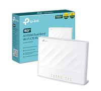 TP-Link Archer MX1500 Router WiFi con Sim, 4G+ Cat6 AX1500, Dual Band 300Mbps in 2,4 GHz+1201Mbps in 5 GHz, 3 Gigabit Porte LAN+ Porta Gigabit LAN/WAN, 128 Dispositivi Supportati, EasyMesh, Plug&Play