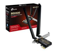 TP-Link Archer TBE400E PCIe Scheda WiFi BE6500Mbps WiFi 7, Scheda Bluetooth 5.4, WPA3, MU-MIMO, OFDMA, Scheda WiFi PC Fisso, Supporta Windows 11