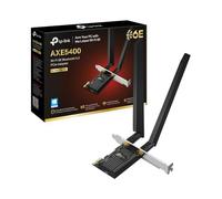 TP-Link Archer TXE72E Scheda di Rete WiFi 6E AXE5400 PCIe, Scheda WiFi PC Fisso, Bluetooth 5.3, Tri-Band, Supporta Windows 10/11, WPA3, Ampia Copertura del Segnale, Low-Profile Bracket
