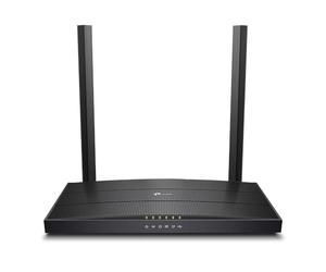 TP-Link Archer VR400 Modem Router VDSL | FTTC | FTTS | ADSL fino a 100Mbps, Wi-Fi AC1200 Dual Band, 3 Porte 10/100 LAN + 1 Porta 10/100/1000 WAN, USB 2.0, Rete Ospiti, Senza VoIP, Ver.2.0, Nero