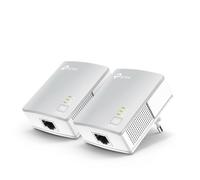 Tp-Link AV600 Powerline Starter Kit Qualcomm 1 10/100Mbps Port 600Mbps Homeplug Av New Plc Utility Twin Pack TL-PA411 KIT