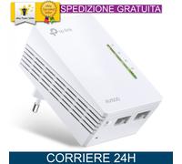 TP-Link AV600 Powerline WiFi Extender 2 LAN Ports, Range Boost - TL-WPA4220