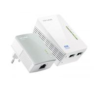 TP-Link TL-WPA4220 KIT Powerline Kit AV600Mbps e Wi-Fi 300Mbps, Homeplug AV2, Porte Ethernet, Plug & Play, Compatibile con Router, Tecnologia Powerline Avanzata, Facile Gestione