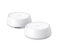 TP-Link BE25 Dual Band BE5000 WiFi 7 Mesh Wi-Fi System | 4 stream 5Gbps, 240MHz | Copre fino a 4.600 m2 | 2 porte 2.5G | VPN, MLO, Roaming AI, HomeShield (confezione da 2)