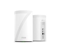 TP-Link Deco BE67 Tri-Band WiFi 7 BE14000 Sistema Mesh per tutta la casa | 8-Stream 14Gbps | 1×10G+1×2.5G Backhaul cablato multi-gig | Fino a 6000 mq | VPN, HomeShield, MLO, 320 MHz, AI-Roaming