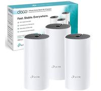 TP-Link Deco M4 Whole Home Mesh Wi-Fi System, Up to 4000 sq ft Coverage, Qualcomm CPU, Dual-Band AC1200 with Gigabit Ports, Compatible with Amazon Echo/Alexa, Parent Control, Pack of 3