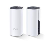 TP-Link Deco P9 Hybrid Wifi Mesh con Powerline - Wifi Ac1300 + Powerline Av1000 - Adatto per Edifici Storici con Muri Spessi - Pacchetto da 2 Unità Fino a 370 ㎡ - Compatibile Alexa