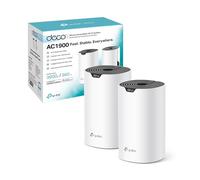 TP-Link Deco S1900(2-pack) Router WiFi Mesh AC1900Mbps, Router e Ripetitore, Controllo Parental, Compatibile con Amazon Alexa, 2 Pezzi con Copertura Fino a 360㎡, 3 Porte Ethernet Gigabit Versione 2023