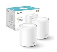 TP-Link Deco X1500(2-pack) Router WiFi 6 Mesh AX1500Mbps, 2 Porte Ethernet Gigabit, Controllo Parental, Router e Ripetitore, Compatibile con Amazon Alexa, 2 Pezzi con Copertura Fino a 370 ㎡