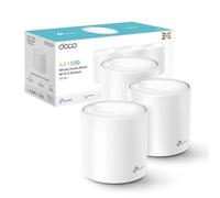 TP-Link Deco X1500(3-pack) Router WiFi 6 Mesh AX1500Mbps, 2 Porte Ethernet Gigabit, Controllo Parental, Router e Ripetitore, Compatibile con Amazon Alexa, 3 Pezzi con Copertura Fino a 520 ㎡