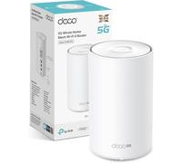 TP-Link Deco X1500-5G Router con Sim, 5G Mesh WiFi 6, AX1500Mbps Dual Band, Fino a 4.67 Gbps in Download, 3 Porte Gigabit WAN/LAN, Alexa, Plug&Play, Copertura fino a 190 m², 2×2MU-MIMO， OFDMA