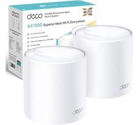 TP-Link Deco X20 Wi-Fi 6 Wi-Fi Mesh, Dual Band AX1800, Modalità Router e Access Point, 2 Porte Ethernet Gigabit, sostituisce router e extender, 2 pezzi con copertura fino a 350㎡, compatibile con Alexa