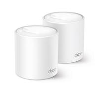 TP-Link Deco X60(2-pack) Nuova Versione AX5400Mbps Mesh Router Wi-Fi 6, Router e Ripetitore, 160MHz, 2 Pezzi con Copertura Fino a 490㎡, Ideale Per Case Grandi, Compatibile con Amazon Alexa
