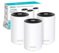 TP-Link Deco XE75 AXE5400 Whole Home Mesh Wi-Fi 6E System, Tri-Band Wi-Fi, porte Gigabit, rete guidata dall'AI, copertura fino a 7.200 ft2, HomeShield, confezione da 3