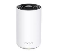 TP-Link Deco XE75 Pro AXE5400 Whole Home Tri-Band Mesh Wi-Fi 6E, porte Gigabit, rete guidata dall'AI, copertura fino a 2.900 ft2, collegare fino a 200 dispositivi, 8K, confezione da 1