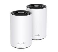 TP-Link Deco XE75 Pro (confezione da 2) Tri-band (2,4 GHz / 5 GHz / 6 GHz) Wi-Fi 6E (802.11ax) Bianco 3 Interno - Nouvo