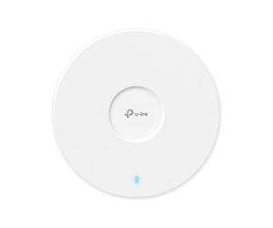 TP-Link EAP723 Punto di accesso Wifi 7 a doppia banda con porta Ethernet 2,5G, mesh, roaming e montaggio a parete/soffitto, ideale per usufruire di