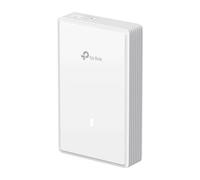 TP-Link EAP725-Wall Punto di accesso a parete Wifi 7 a tripla velocità con porte Ethernet 2,5G, PoE e gestione centralizzata, ideale per prestazioni