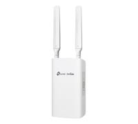 TP-Link Omada 4G+ Cat6 AX3000 Wi-Fi 6 Gateway esterno/interno, PoE++ o adattatore di alimentazione, porte Gigabit, 4G, supporto VPN multiprotocollo, gestione centralizzata, impermeabilità IP55