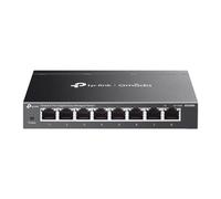 TP-Link ES208G Switch di rete Gigabit a 8 porte, switch Ethernet Omada, splitter Ethernet, custodia in metallo, facile gestione del cloud, funzionamento silenzioso, risparmio energetico, plug & play