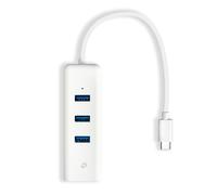 TP-Link Hub USB-C a 3 porte e adattatore Gigabit Ethernet (UE330C) - 3 porte USB-A 3.0, 1 Gigabit Ethernet, connettore USB-C, supporta Windows 7+, macOS 10.9+, Chrome OS, Linux, Nintendo, iPad OS,
