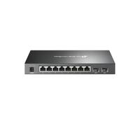 TP-Link JetStream 8-Port Gigabit Smart PoE+ Switch with 2 SFP Slots, Supports 8 Gigabit PoE Ports, 58W Budget, Fanless (TL-SG2210P)