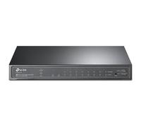 TP-LINK - JetStream TL-SG2210P switch di rete Gestito L2/L4 Gigabit Ethernet (10/100/1000) Supporto Power over Ethernet (PoE) Nero
