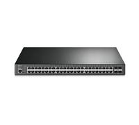 TP-Link Omada SG3452P switch di rete Gestito L2/L3 Gigabit Ethernet (10/100/1000) Supporto Power over Ethernet (PoE) 1U Nero