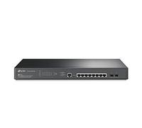 TP-Link JetStream TL-SG3210XHP-M2 switch di rete Gestito L2+ 2.5G Ethernet (100/1000/2500) Supporto Power over (PoE) 1U Nero [SG3210XHP-M2]