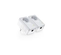 TP-Link Kit 2 powerline con Shuko passante 1 port LAN - TL-PA4010P KIT